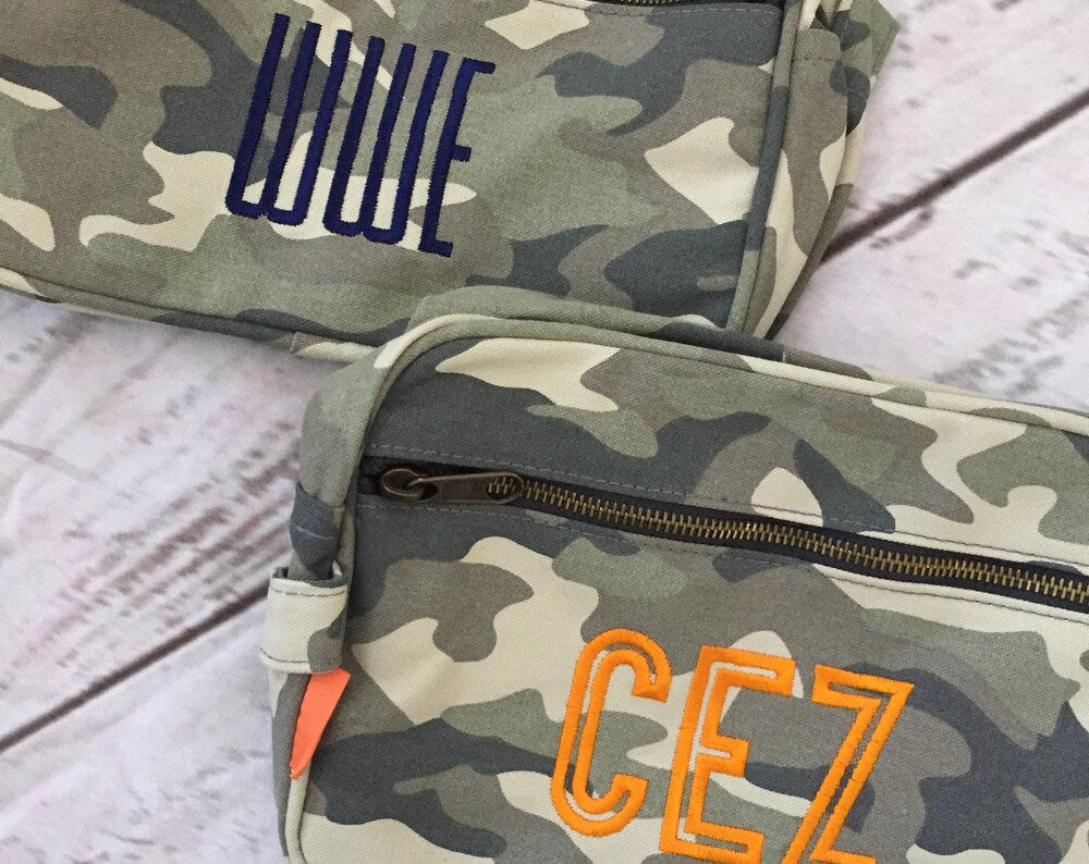 Monogrammed Dopp Kit