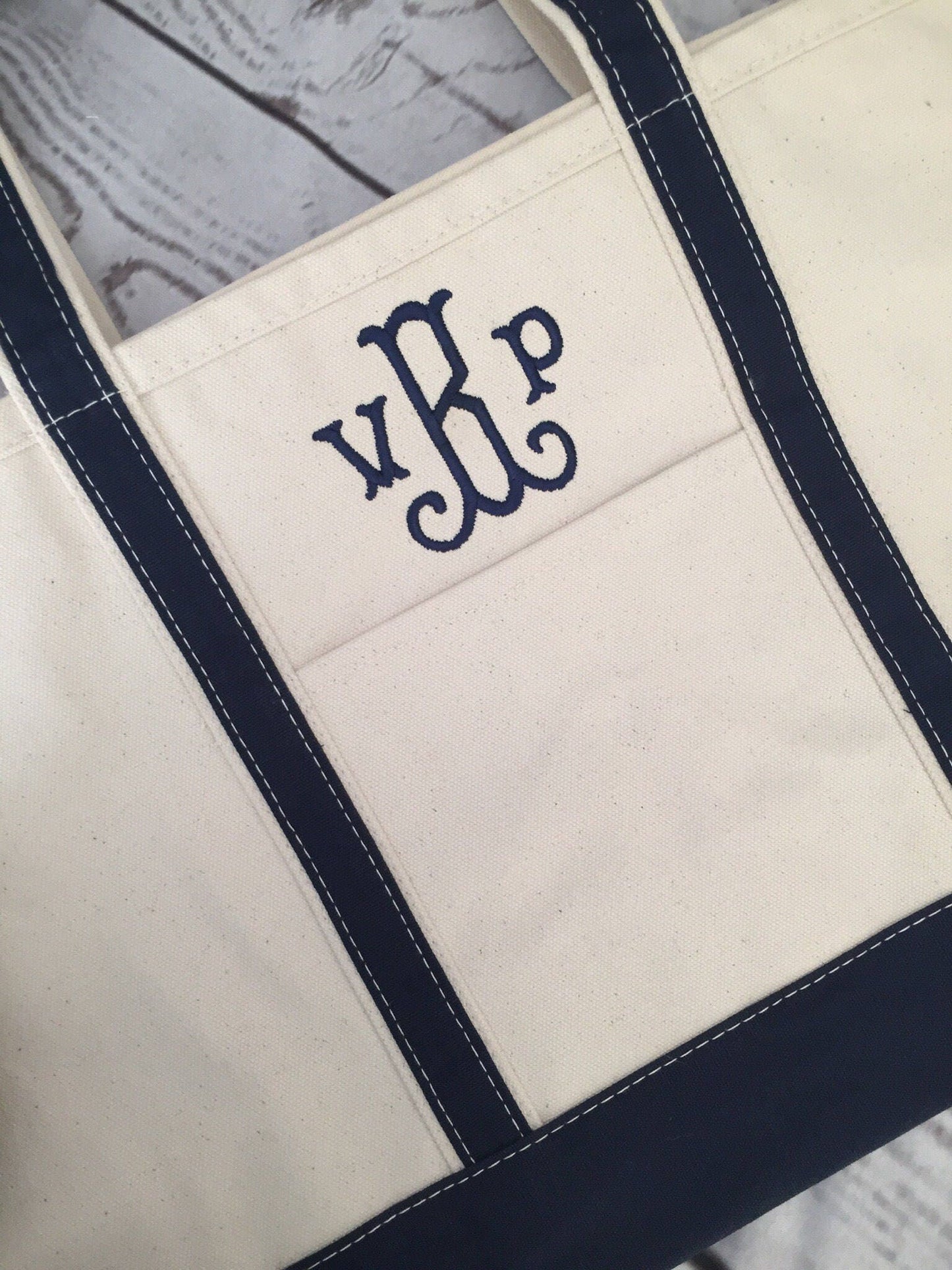 Monogrammed Canvas Tote Bag, Graduation gift, beach bag