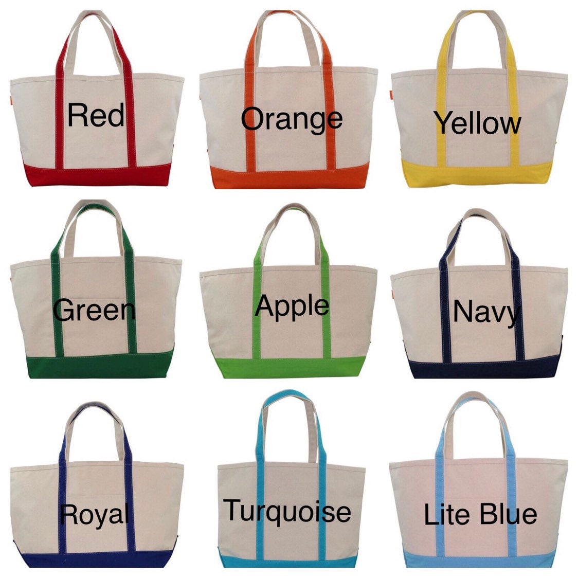 Personalized Canvas Tote Bag with Medallion Initial, Graduation gift, beach bag