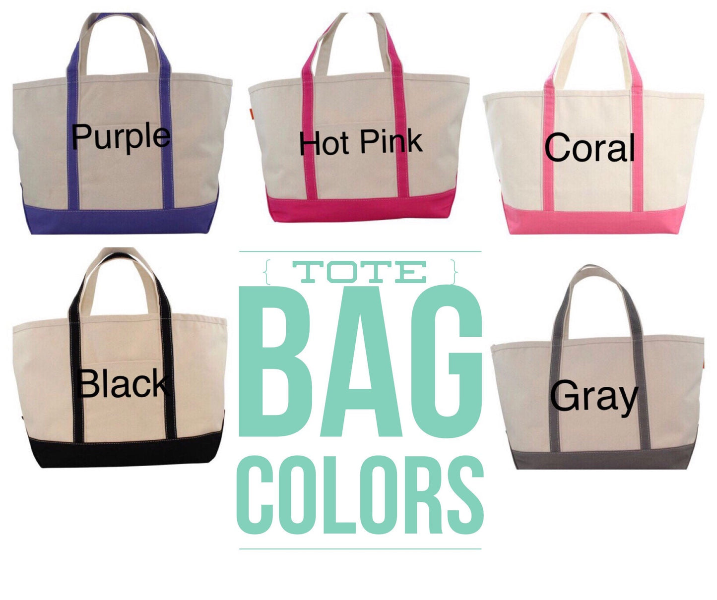 Personalized Canvas Tote Bag with Medallion Initial, Graduation gift, beach bag