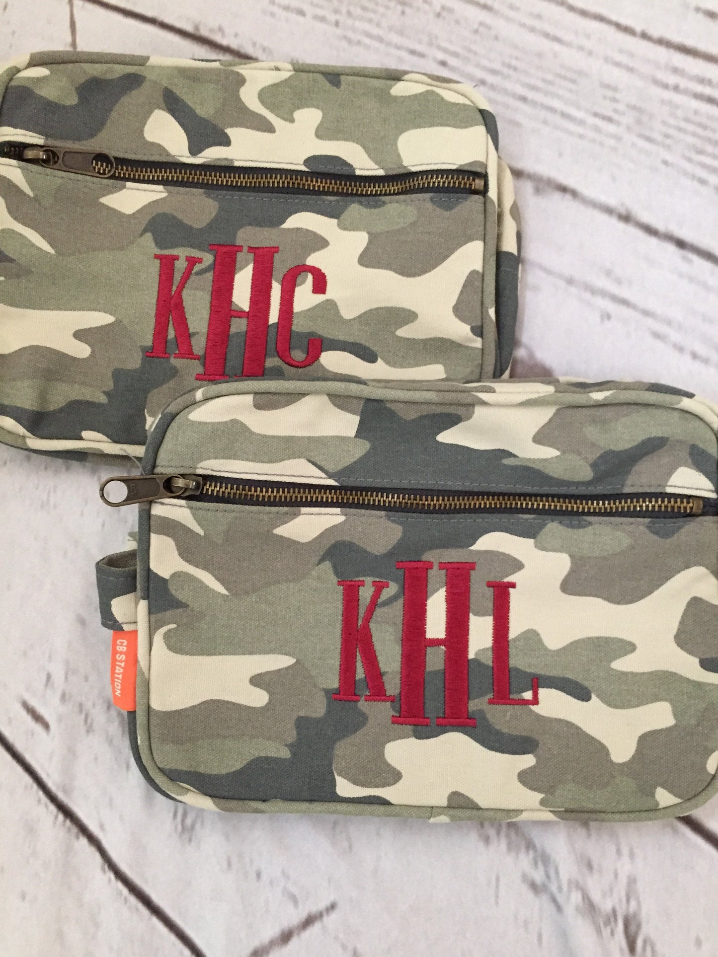 Monogrammed Dopp Kit, Camo Canvas personalized dopp kit, Christmas gift