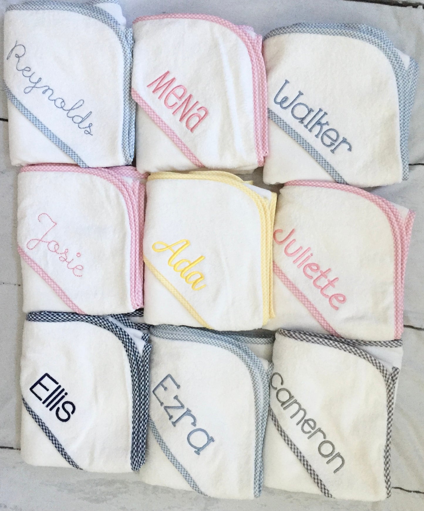 Monogrammed Hooded Towel for Babies and Toddlers, baby gift, baby shower